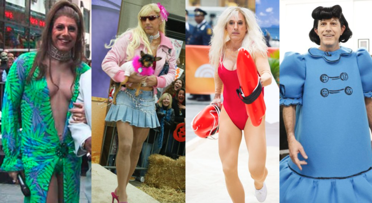 Image result for images of matt lauer in a dress